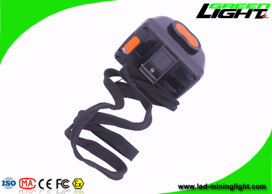 Industrieller LED-Bergbau helle wieder aufladbare 8000 Lux High Beam Black Color mit dem digitalen Schirm wasserdicht mit Sicherheitsseil