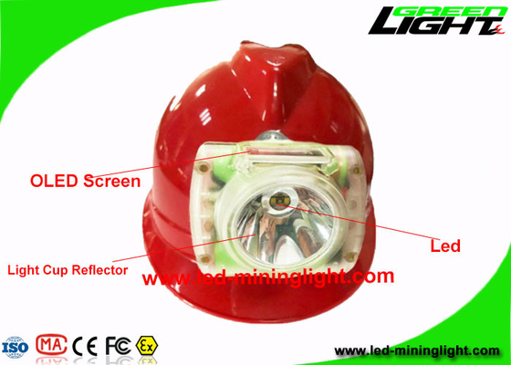 Drahtlose Untertage-LED-Bergmann-Kopfleuchte 13000 Lux Light Weight 200g