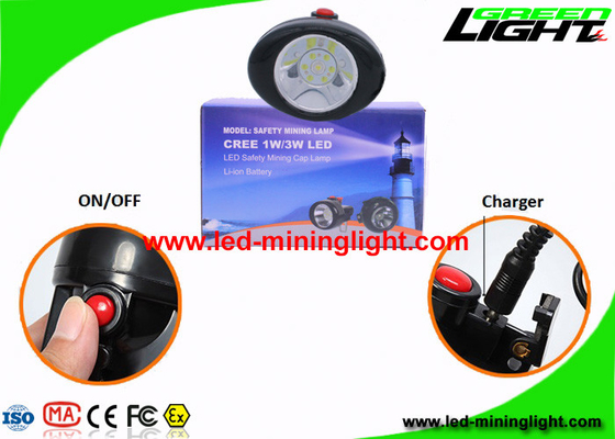 drahtloser Bergbau 3.7V 450mA beleuchtet 10000 Lux Moisture Proof With Black die Farbe