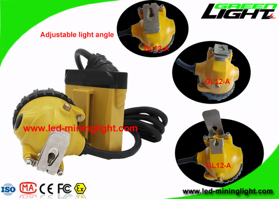 Dauerhafte wieder aufladbare Kappen-Lichter des Bergbau-10.4Ah schwärzen ultra helle 348 Lum