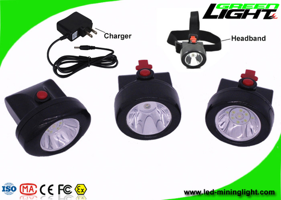 3.7V Li - Ion Battery Mining Cap Lightss wieder aufladbare 13 - 15 Stunden Beleuchtungs-Zeit-