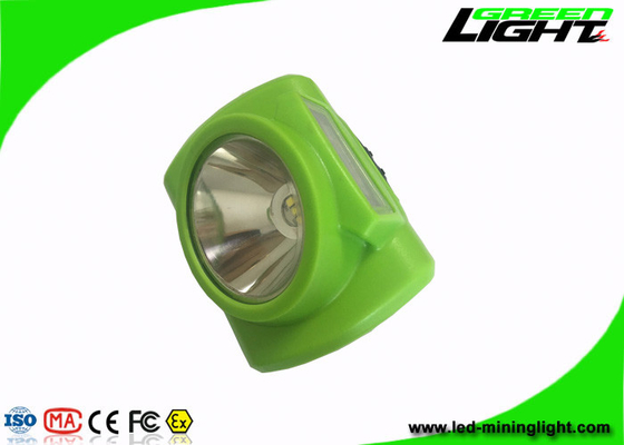 Bergmann-Kopfleuchte-Grün drahtloses 3.7V der Helligkeits-13000lux mit PC Shell