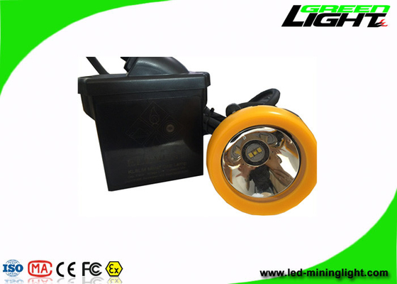 Wieder aufladbarer wasserdichter LED-Scheinwerfer 10000 Lux With Orange/schwarze Farbe