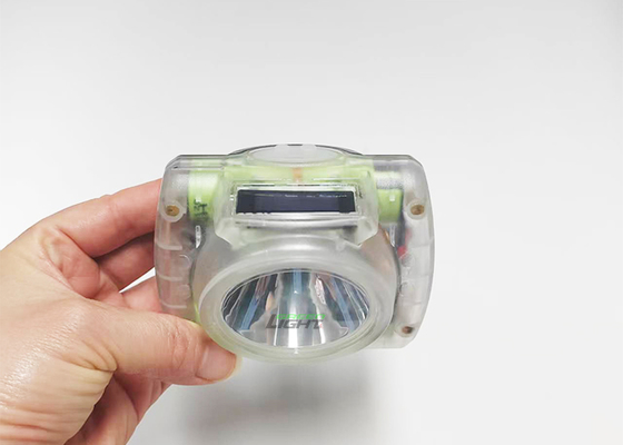 Explosionssichere Led-Strahllose Bergbauleuchte Wiederaufladbare IP68 Bergarbeiterkappenlampe 25000Lux mit OLED-Bildschirm
