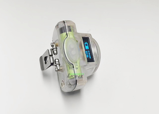 Schlagfeste OLED-Bildschirm Schnurlose LED-Helmlampe 7AH 15000lux Kohlebergbau-Leuchte IP68 Wasserdicht