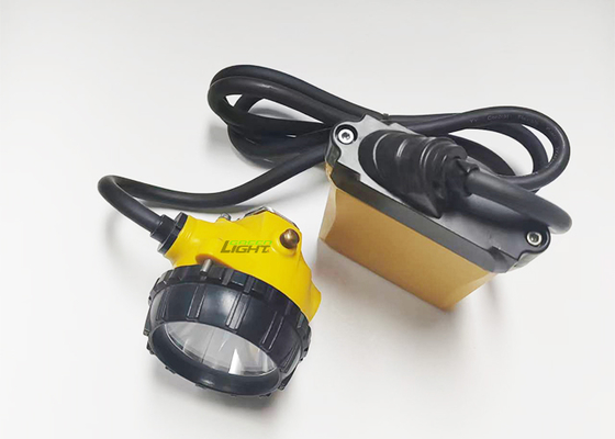 Hochstrahl 10400mAh 348lm Wiederaufladbare LED-Grubenlampe Kohlebergmannlampe 25000lux