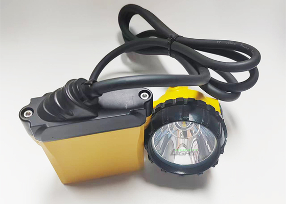Hochstrahl 10400mAh 348lm Wiederaufladbare LED-Grubenlampe Kohlebergmannlampe 25000lux