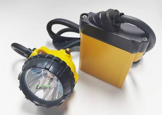 Hochstrahl 10400mAh 348lm Wiederaufladbare LED-Grubenlampe Kohlebergmannlampe 25000lux