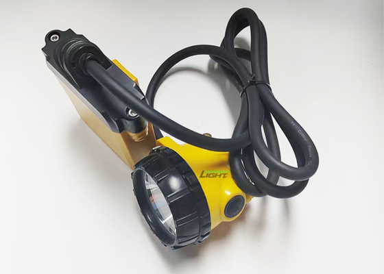 25000 Lux Untertage-Kohlenbergbaulicht Wiederaufladbare Led-Bergbauleiterkappenlampe 10,4Ah mit Ladegerät