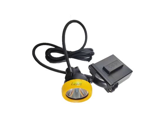 10000 Lux 18 Stunden Leuchtdauer LED-Bergbaulampe Sicherheits-Kopfkappe 7,8 Ah IP68 Bergbauhelm-Lampe