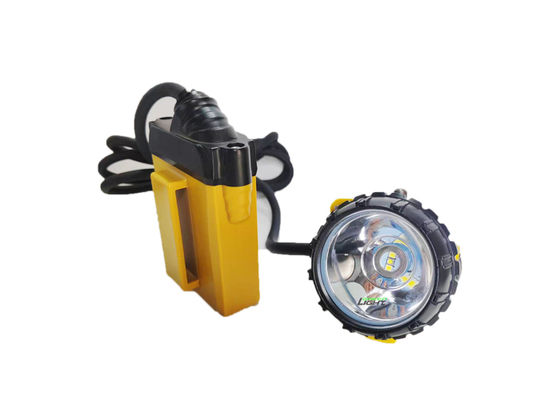 25000lx 10400mAh IP68 LED-Grubenhelm-Lampe explosionsgeschützt 348 Lumen Bergbau-Stirnlampe