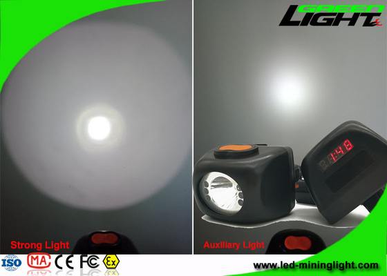 Schwarze Farbdrahtlose Bergbaulichter, Bergmann-Kopfleuchte mit hoher Strahln-LCD-Bildschirm