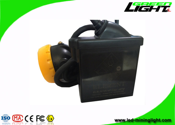 Batteriesatz des Liion 7.8Ah verdrahtete Bergbaulicht LED und gewann Kappen-Lichter mit schwarzem/orange PC Shell
