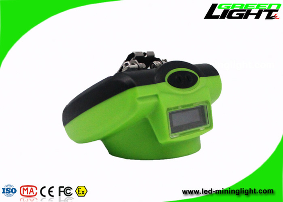 Bergbau-Licht der grüne Farbeled, LED-Bergmann-Lampe mit USB-Ladegerät 13000lux