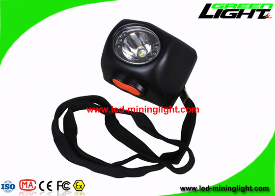 Wieder aufladbare wasserdichte 8000 Lux Coal Miners Headlamp With 15 Stunden Beleuchtungs-Zeit-