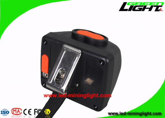 Wieder aufladbare wasserdichte 8000 Lux Coal Miners Headlamp With 15 Stunden Beleuchtungs-Zeit-