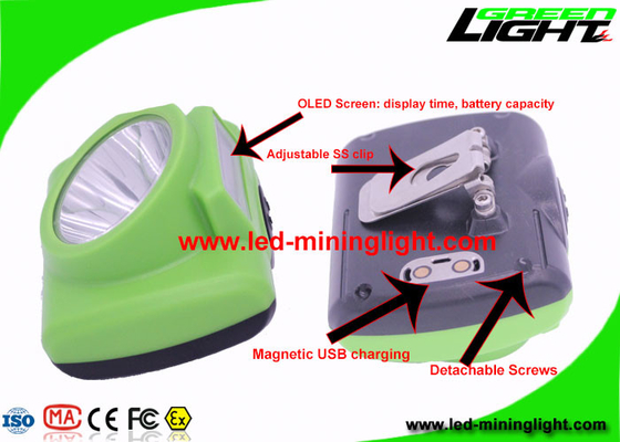Super heller wieder aufladbarer LED-Scheinwerfer 6.8Ah 13000 Lux Safety For Mining Tunneling