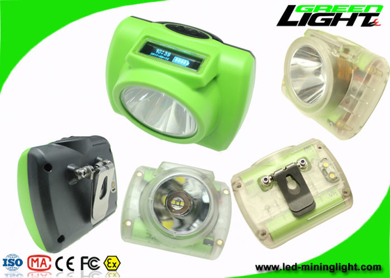 15000 Schirm Lux Mining Cap Lights-PC-ABS Material-OLED mit transparentem Körper