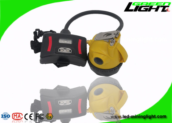 392g leichter Halb-geschnürter der Kopfleuchte-IP68 wasserdichter LED hoher Strahl Bergbau-des Scheinwerfer-15000Lux 1.7W flammhemmend