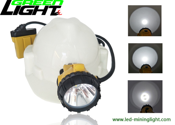 25000 beleuchtende Aluminiumschale Lux Corded Miners Cap Lamps 10.4Ah mit perfekter heller Stelle wasserdichtes IP68