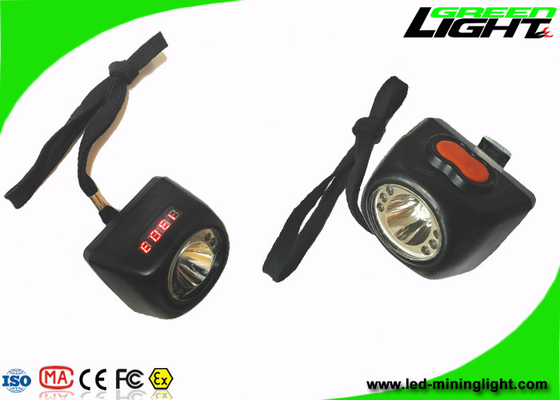 Integrierte drahtlose Bergbaulichter CREE LED 5.7Ah 8000lux Digital Schirm-Sturzhelm-Lampe
