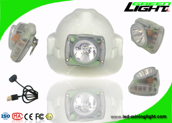 Kleiner wieder aufladbarer LED-Bergbau-Licht PC materielle 13000lux 14-16hours Arbeitszeit