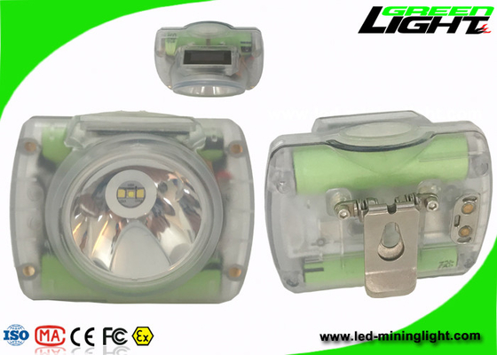 Sicherheitshelm-Licht IP68 13000lux PC Material USBs Aufladungsmit OLED-Schirm