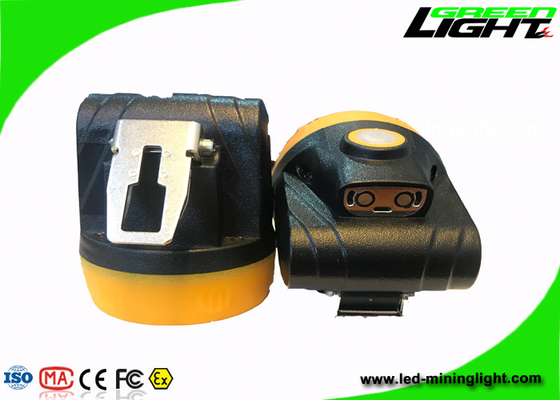Batterie-Kapazität leichte wieder aufladbare Bergmann-Kopfleuchten drahtlose ABS Material-3.8Ah