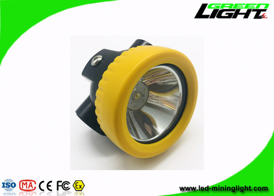 leuchtender wieder aufladbarer geführter Bergmann Cap Lamp Plug des Scheinwerfer-96lum - auf Aufladungsart