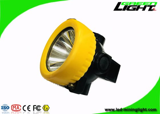leuchtender wieder aufladbarer geführter Bergmann Cap Lamp Plug des Scheinwerfer-96lum - auf Aufladungsart