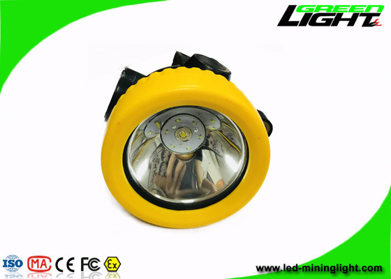 leuchtender wieder aufladbarer geführter Bergmann Cap Lamp Plug des Scheinwerfer-96lum - auf Aufladungsart