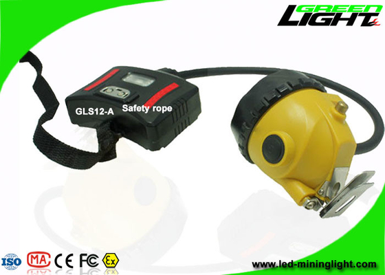 Hohe Helligkeits-Cree Led Headlamp Rechargeable Low-Energie-Warnung für Bergmann-halb- geschnürt