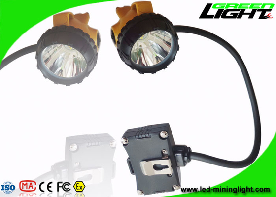 Hohe Helligkeits-Cree Led Headlamp Rechargeable Low-Energie-Warnung für Bergmann-halb- geschnürt