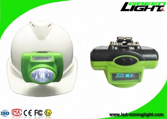 Alle in einer Bergbau-Licht ABS-PC materiellen 3.7V 6.8Ah der Struktur-LED Batterie mit OLED-Schirm