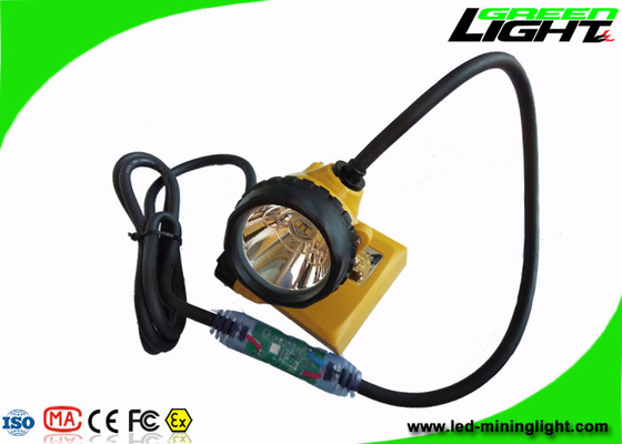Bergbaukappe 10.4Ah IP68 beleuchtet 25000 Lux Minig Corded Cable With Warnung der geringen Energie