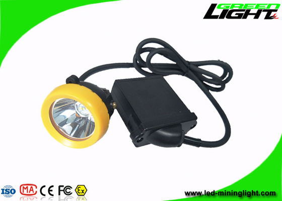 Helle IP68 10000lux 6.6Ah Batterie Cree Sources LED Bergbau-mit Silikon-Knopf
