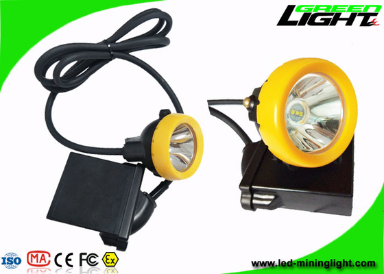 Helle IP68 10000lux 6.6Ah Batterie Cree Sources LED Bergbau-mit Silikon-Knopf