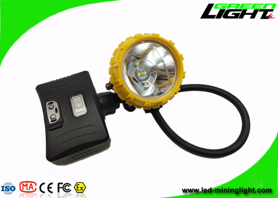 Explosive Bergbauantikappe beleuchtet 15000 Lux IP68 mit Batterie 6.8Ah Panasonic