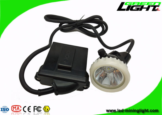 Wieder aufladbarer hoher Strahl 22hours IP67 Kohlen-Bergmann-Hard Hat Lights 10000lux imprägniern