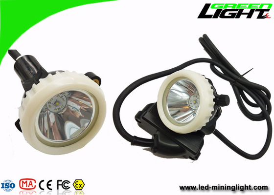 Wieder aufladbarer hoher Strahl 22hours IP67 Kohlen-Bergmann-Hard Hat Lights 10000lux imprägniern
