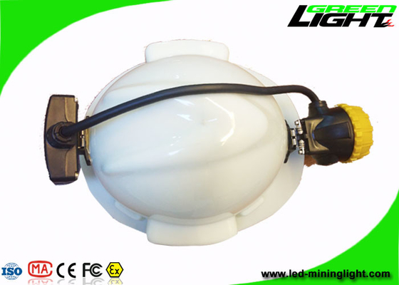 Bergbau-Kappen-Lichter der Batterie-6.8Ah schnürten halb 15000lux mit beleuchtendem AluminiumCup