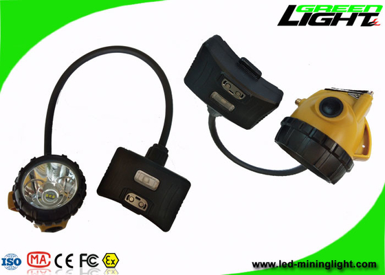 Bergbau-Kappen-Lichter der Batterie-6.8Ah schnürten halb 15000lux mit beleuchtendem AluminiumCup