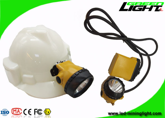 Kundengebundene Farbbergbau-Kappe beleuchtet wasserdichte Wohnung PC Batterie IP68 25000lux 10.4Ah