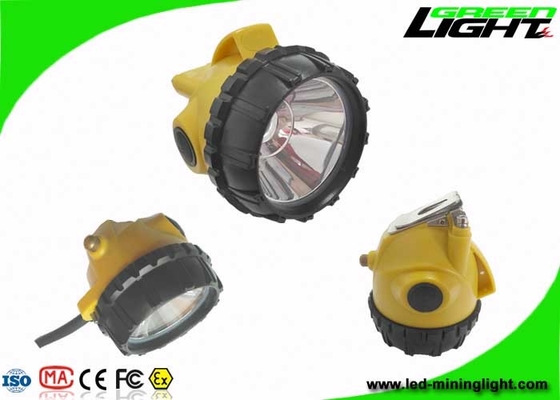 25000 Lux Mining Cap Lights-Batterie-Zyklen 1200 mit warnender Funktion der geringen Energie