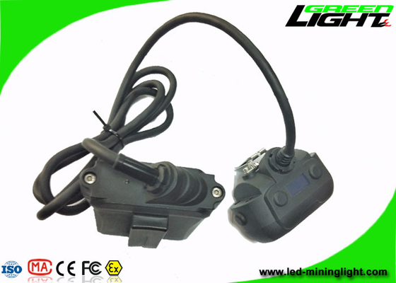 Bergbau-Kappe des Doppelstrahln-LED beleuchtet Batterie antistatisches Matetial 15000lux 10.4Ah Panasonic