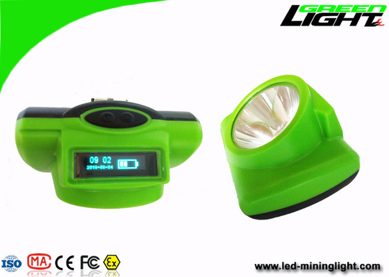 Tragbare Bergbauzeit kappen-Licht-Lampe Oled-Schirm-13000lux IP68 14-16hours Woking