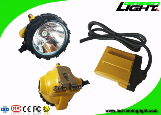 Kohlenhoher Strahl des kappen-Licht-Schutzhelm-10.4AH IP68 25000lux mit Ladegerät 2A