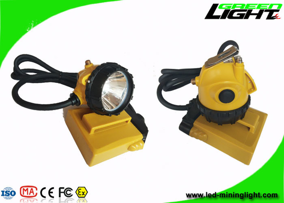 Kohlenhoher Strahl des kappen-Licht-Schutzhelm-10.4AH IP68 25000lux mit Ladegerät 2A