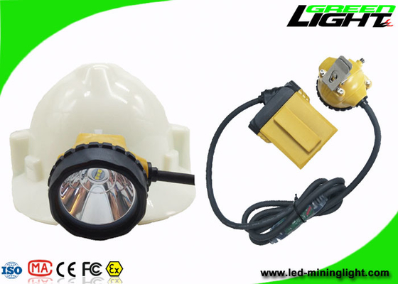 Bergbau-Kappe der Batterie-10.4Ah beleuchtet Kabel-blinkenden Scheinwerfer der Helligkeits-25000lux