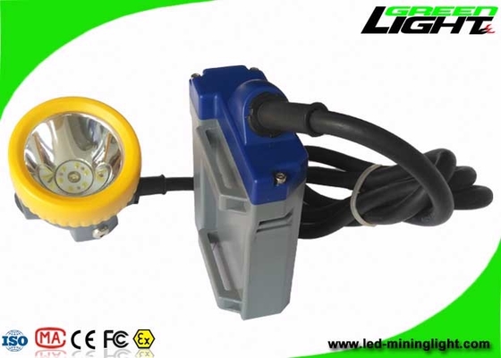 Bergbau-Schutzhelm-Lichter 15000lux des Akku-6.6Ah mit langer beleuchtender Zeit 16hours